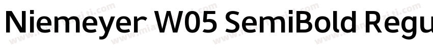 Niemeyer W05 SemiBold Regular字体转换
